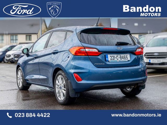 Image for 2022 Ford Fiesta 2022 Ford Fiesta Blue 1.0T EcoBoost 100PS Titanium