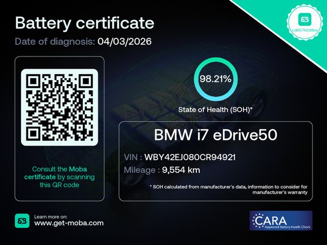 Image for 2024 BMW i7 98% SOH €77950 2024 BMW I7 EDRIVE 50 EXCELLENCE/ CRUISE CONTROL / 360° CAMERA / ELECTRIC MEMORY MASSAGING & HEATED FRONT & REAR SEATS / AMBIENT LIGHTS / AUTOMATIC DOORS / PANORAMIC SUNROOF/CARPLAY