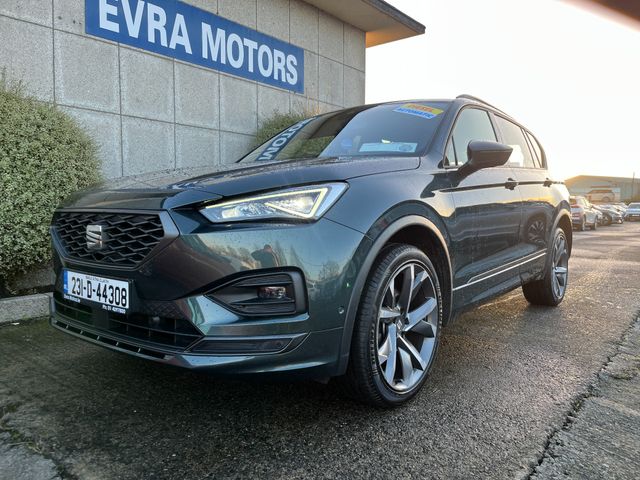 Image for 2023 SEAT Tarraco 7 SEATER AUTOMATIC FR 2.0 TDI 150HP //HIGH SPEC//HEATED FRONT AND REAR SEATS//KEYLESS ENTRY//ADAPTIVE CRUISE CONTROL//ELECTRIC MEMORY DRIVERS SEAT//