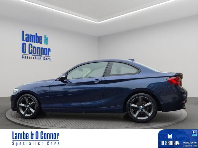 Image for 2014 BMW 2 Series 218D SE COUPE * BLUE MET / CREAM LEATHER * VERY LOW KMS * BMW SERVICE HISTORY * BEST AVAILABLE * 