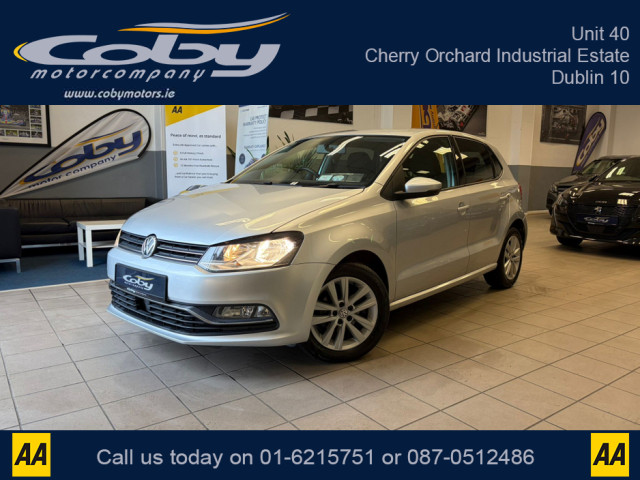 Image for 2014 Volkswagen Polo 1.0 75HP MANUAL 5SPEED 5DR. NCT &amp; TAX, Sat Nav, Alloy Wheels, Car Play, Touch Screen, MFSW, Air Con, AUTO Wipers, Full Electrics, 2 Keys, Folding Rear Seats, Luggage Cover and more.