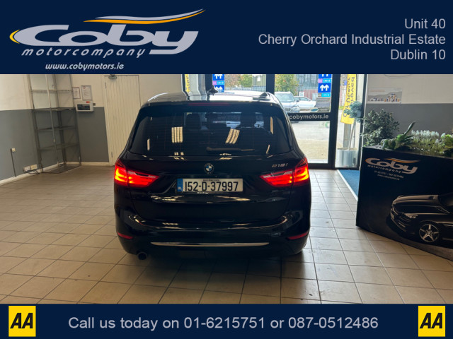 Image for 2015 BMW 2 Series Gran Tourer 1.5 Auto 7 Seater . New NCT, 2Keys, Alloy Wheels, Dual Climate Control, Full Electrics, Sat Nav, Parking Sensors, Reverse Camera, Cruise Control, Bluetooth, Full Leather, CD, Lane Departure and more.