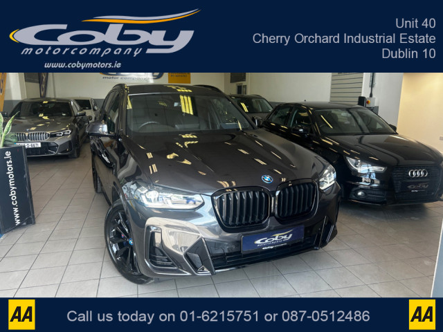Image for 2024 BMW X3 M Sport Pro Pack XDRIVE30E AUTO. Pristine Car with only 9km, 2 Keys. CarPlay, Dual Climate, Cruise, Heated Seats, Sat Nav, Digital Dash, Reverse Camera, MFSW, Electric Boot, Full Electrics and more.