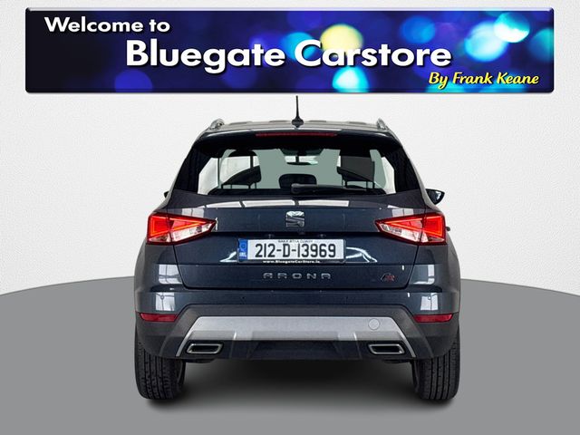 Image for 2021 SEAT Arona 1.0 TSI 110HP DSG FR**MULTIFUNCTIONAL STEERING WHEEL**HALF LEATHER HALF ALCANTARA INTERIOR**REVERSE CAMERA**APPLE CARPLAY**TOUCH SCREEN MEDIA DISPLAY**FINANCE ARRANGED**