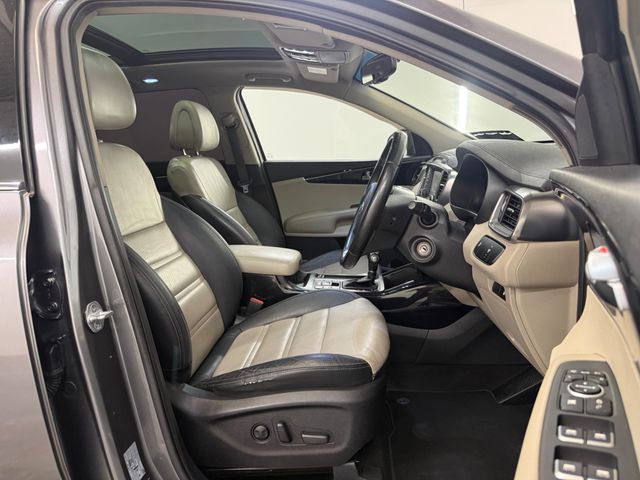 Image for 2015 Kia Sorento **PLATINUM EDITION **7 SEATS **DIGITAL DASH **PAN SUNROOF **SIDE STEPS **REVERSING CAMERA **TOUCHSCREEN RADIO **HEATED TAN/BLACK LEATHER SEATS **CRUISE CONTROL **MULTI FUNCTION STEERING WHEEL **HEATED