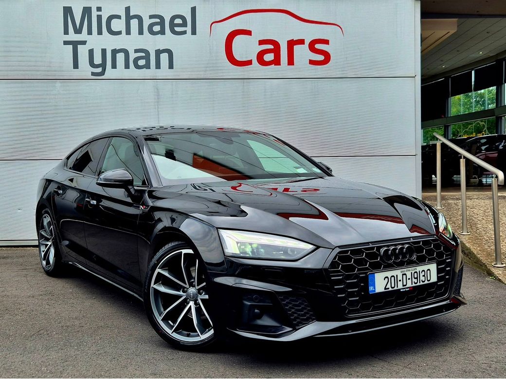 Image for 2020 Audi A5 2.0 Diesel 35 S Line Sportback Automatic, 19" Alloys, Privacy Glass, Dechrome, 1/2 Leather, Heated Seats, CarPlay, Camera, Electric Tailgate