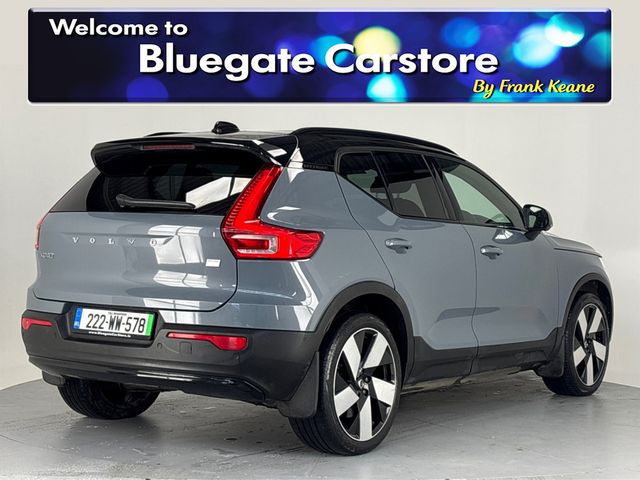 Image for 2022 Volvo XC40 RCHRG ULTIMATE**DIGITAL DASH**HEATED STEERING WHEEL**FRONT HEATED ELECTRIC SEATS**HALF LEATHER HALF ALCANTARA INTERIOR**360 CAMERA**APPLE CARPLAY**DRIVE MODES**HARMON KARDON**