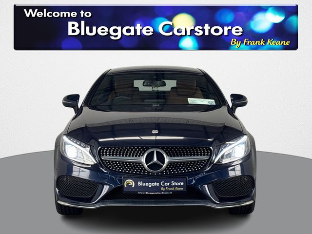 Image for 2019 Mercedes-Benz C Class 180 AMG SPORT 2DR AUTO COUPE **BROWN AND BLACK LEATHER INTERIOR**FRONT HEATED SEATS**CRUISE CONTROL**USB CHARGING PORTS**REVERSE CAMERA**PARKING SENSORS**18 INCH ALLOY WHEELS**BLUETOOTH AUDIO**