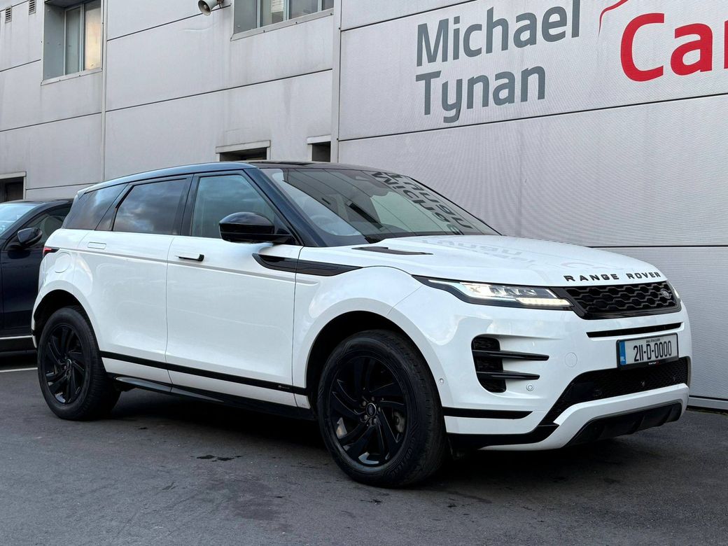 Image for 2021 Land Rover Range Rover Evoque R-Dynamic S 1.5 PHEV Sunroof, Auto, 18" Black Alloys, Black Leather Seats. 360 Camera - First Registered September 2021 - Trade in Price €34, 777.