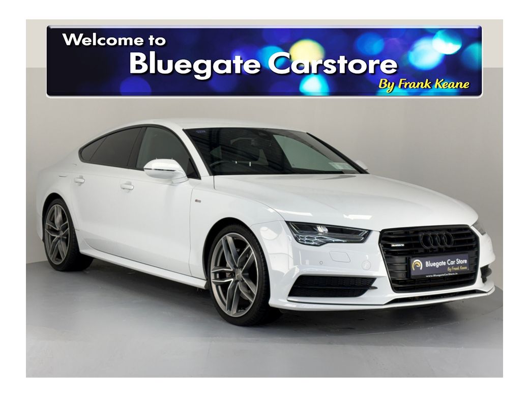 Image for 2017 Audi A7 3.0 TDI S-LINE QUATTRO BLACK EDITION**SEMI DIGITAL DASH**MULTIFUNCTIONAL STEERING WHEEL**BOSE SOUNDSYSTEM**PARKING SENSORS**REVERSE CAMERA**KEYLESS START**HALF LEATHER HEATED SEATS**CRUISE CONTROL**