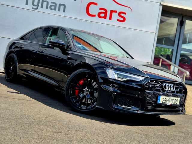 Image for 2025 Audi A6 2.0 TFSI 50e S Line Quattro Black Edition Pack (299bhp) Upgraded 20” Gloss Black Alloys, Full Black Leather + Electric Seats + Rear Camera - First Reg in August 2025 - Trade in Price €55, 999