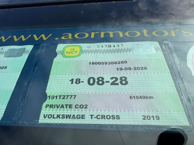 Image for 2019 Volkswagen T-Cross Life 1.0 TSI M5F 95HP 5DR