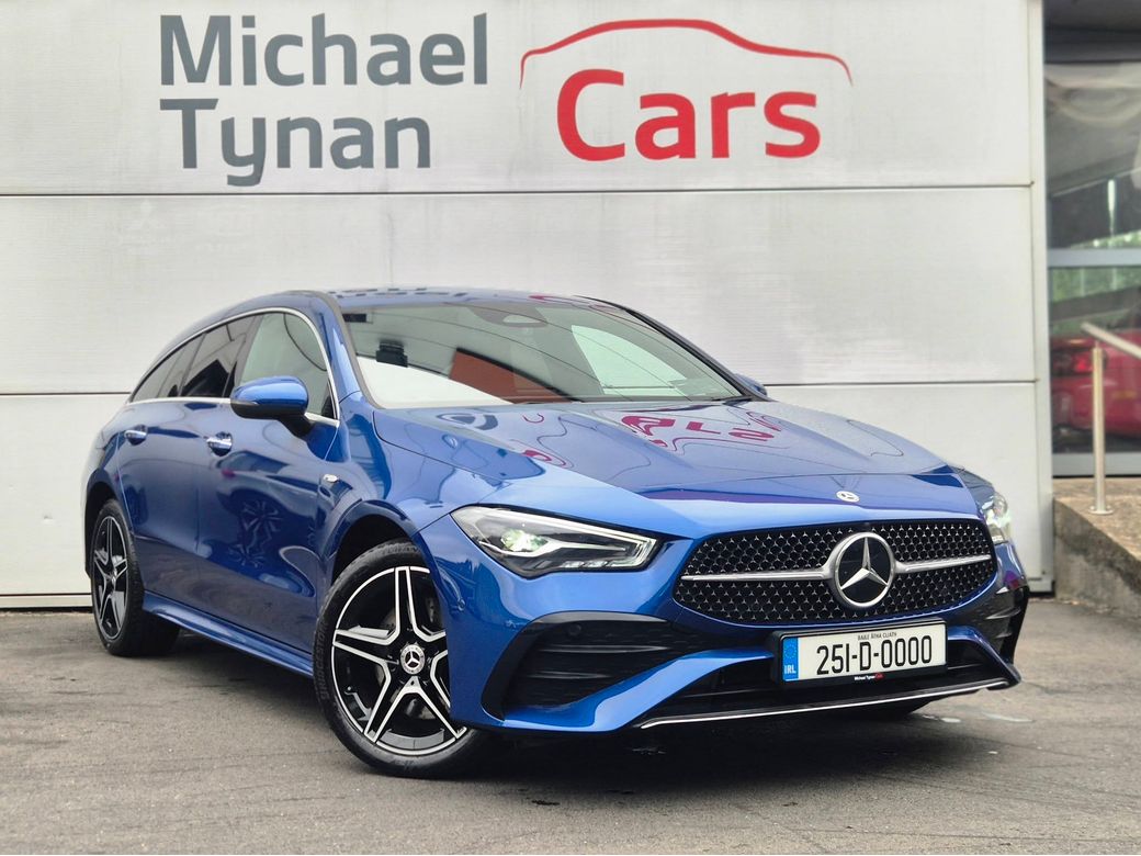 Image for 2025 Mercedes-Benz CLA Class 250e AMG Line Executive Auto Estate, 18" Alloys, Privacy, 1/2 Leather, Heated Seats, Camera, Parking Sensors, Climate, Blind Spot Detection - First Registered in January 2025. Trade in Price €42, 99