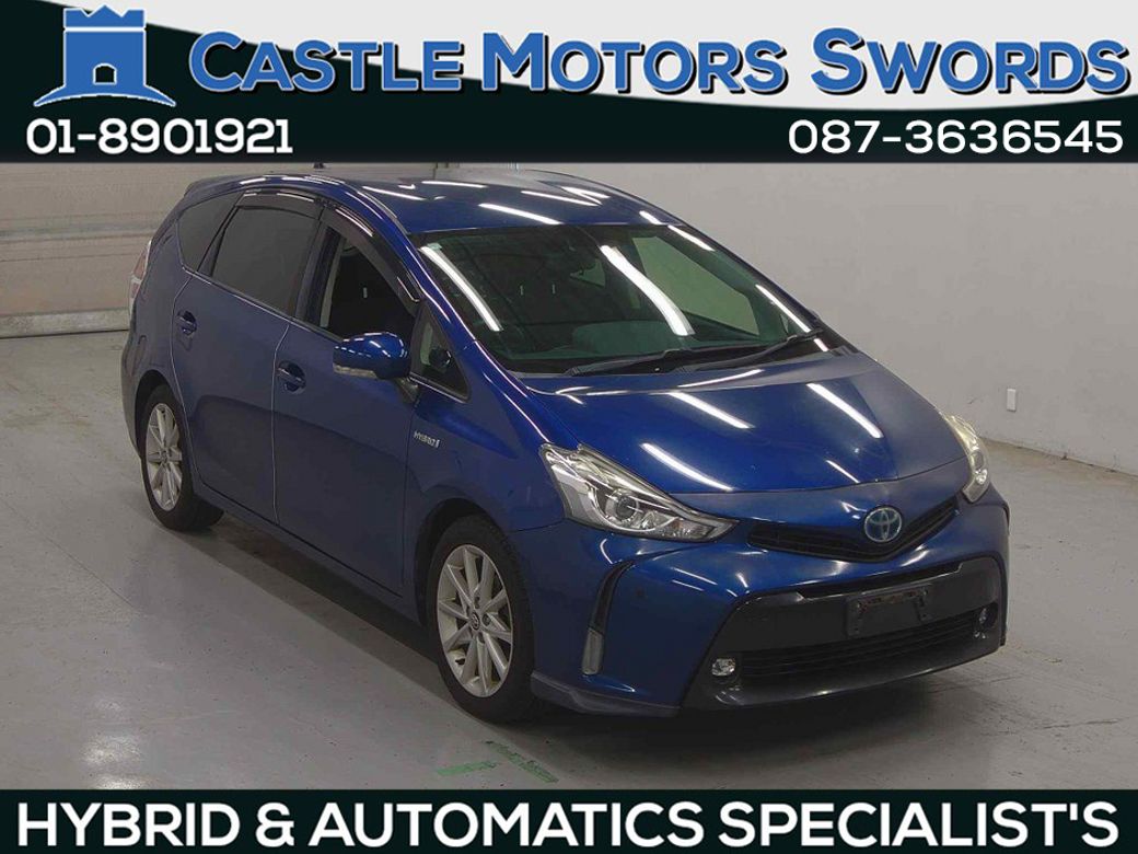 Image for 2015 Toyota Prius Alpha 2015 Prius Alpha, 1.8 Hybrid 7 seater. In Royal Blue G Spec