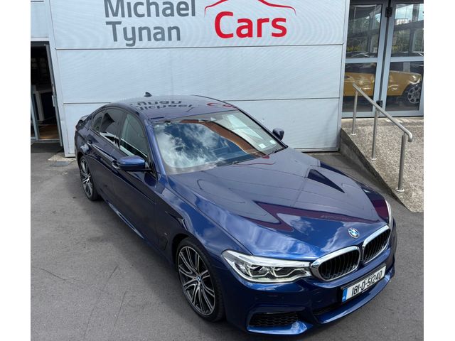 Image for 2018 BMW 5 Series 530e M Sport, Pro Pack PHEV, 20" Alloys, Reverse Camera, Harman Kardon Sound System, Black Leather, Heated Seats, Climate Control, Parking Sensors, Satellite Navigation, Privacy Glass 