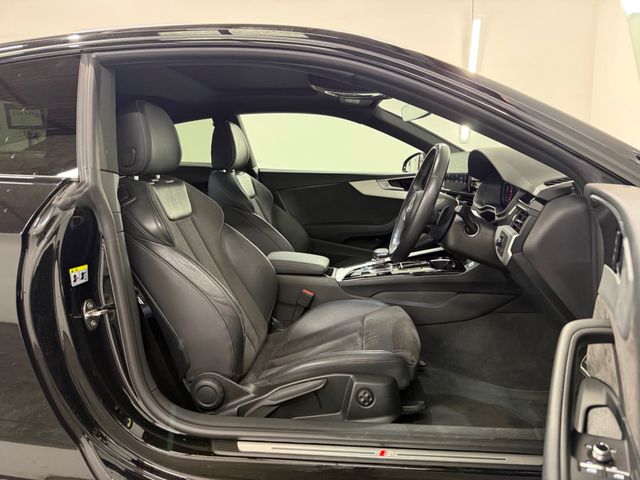 Image for 2021 Audi A5 **CALL AHEAD FOR VIEWING**S-LINE**2 KEYS **PAN SUN ROOF **DIGITAL CLUSTER **DUAL DIGITAL CLIMATE CONTROL **CRUISE CONTROL **TOUCHSCREEN RADIO **HEATED HALF ALCANTARA HALF LEATHER SEATS **REVERSING
