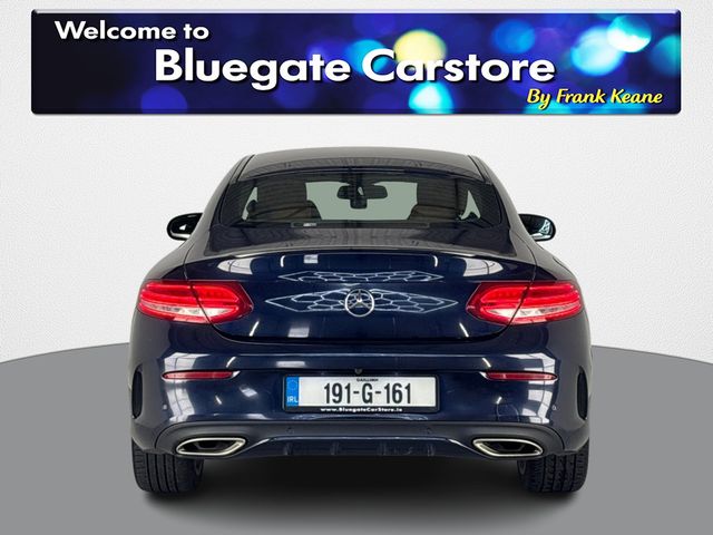 Image for 2019 Mercedes-Benz C Class 180 AMG SPORT 2DR AUTO COUPE **BROWN AND BLACK LEATHER INTERIOR**FRONT HEATED SEATS**CRUISE CONTROL**USB CHARGING PORTS**REVERSE CAMERA**PARKING SENSORS**18 INCH ALLOY WHEELS**BLUETOOTH AUDIO**