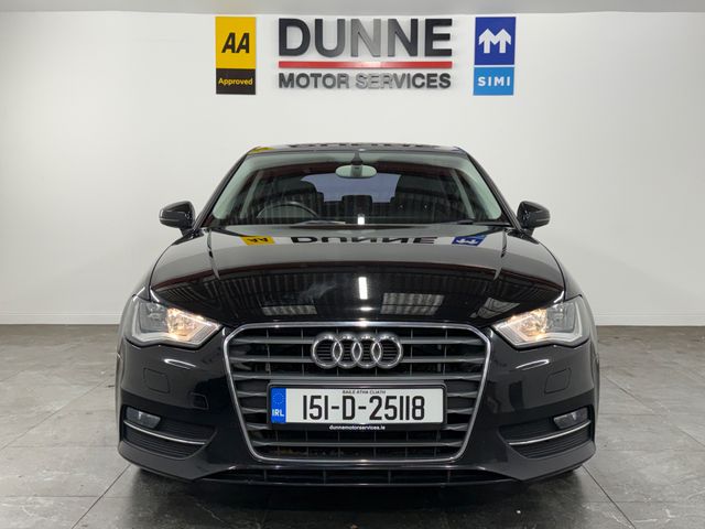 Image for 2015 Audi A3 **MULTI SERVICE HISTORY **2 KEYS **POP UP RADIO **REVERSING SENSORS **ADAPTIVE CRUISE CONTROL **AUTO START STOP **SAT NAV **TELEPHONE **POWER FOLD MIRRORS **HALF LEATHER HALF FABRIC SEATS **VOICE CONT