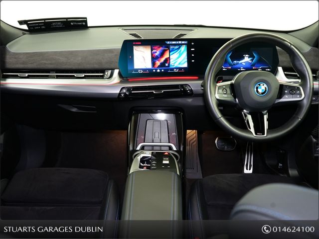 Image for 2024 BMW iX2 IX2 M-SPORT eDRIVE20 M-SPORT PRO: PORTIMAO WITH LEATHER AND ALCANTARA INTERIOR, COMFORT ACCESS, HEATED SEATS, FOLDING MIRRORS, PARKING ASSISTANT