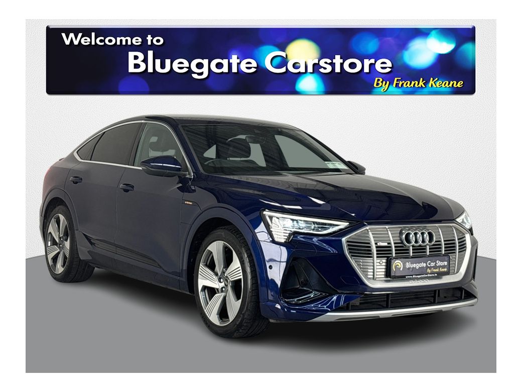 Image for 2022 Audi e-tron S LINE 55 QUATTRO SPORTBACK **NEW 22 INCH ALLOYS**REVERSE CAMERA**FRONT AND REAR PARKING SENSORS**ELECTRONIC HANDBRAKE**APPLE CARPLAY**ANDROID AUTO**FRONT HEATED SEATS**BLACK LEATHER INTERIOR**