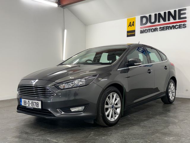 Image for 2018 Ford Focus **TITANIUM EDITION **CRUISE CONTROL **APPLE CAR PLAY **ANDROID AUTO **MULTI FUNCTION STEERING WHEEL **TOUCHSCREEN RADIO **SAT NAV **VOICE CONTROL **REVERSING SENSORS **LED HEADLIGHTS **DUAL DIGITAL