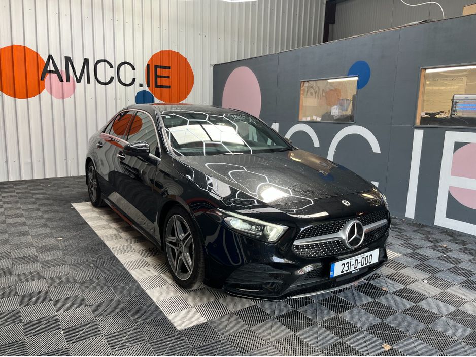 Image for 2023 Mercedes-Benz A Class €35950 2023 MERCEDES-BENZ A200D AMG LINE 2.0 AUTOMATIC / CRUISE CONTROL / REVERSE CAMERA / ELECTRIC MEMORY & HEATED SEATS/ PANORAMIC SUNROOF / PADDLE SHIFTERS / AMBIENT LIGHTS AND MORE