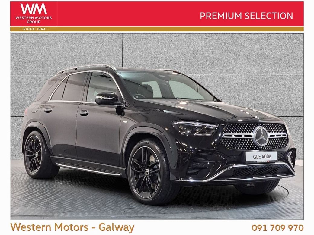 Image for 2025 Mercedes-Benz GLE Class GLE 400e 4MATIC AMG Line Plug-in Hybrid, Black Luxury, 