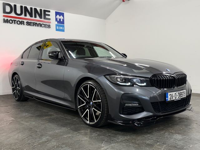 Image for 2021 BMW 3 Series **M-SPORT **292BHP **PRO MODEL **20"DIAMOND CUT ALLOYS **M-PERFORMANCE KIT **QUAD EXIT EXHAUST TIPS **SERVICE HISTORY **DIGITAL DASH **HEATED STEERING WHEEL AND SEATS **FULL LEATHER ELECTRIC