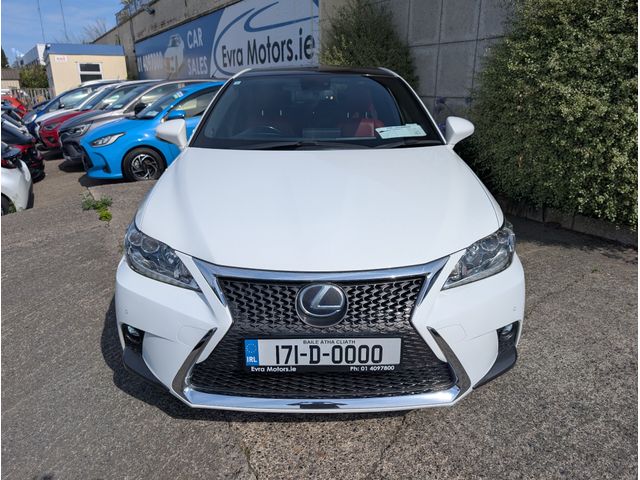 Image for 2017 Lexus CT 200h F-SPORT AUTOMATIC HYBRID 1.8 PETROL //FULL LEATHER HEATED SEATS//REVERSE CAMERA//KEYLESS ENTRY//ADAPTIVE CRUISE CONTROL//