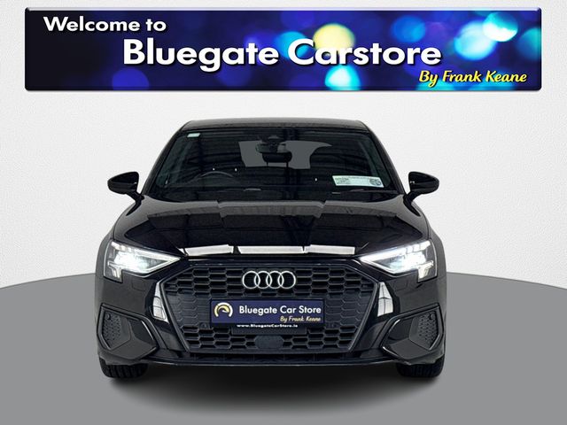 Image for 2021 Audi A3 1.0 PETROL**KEYLESS START**DIGITAL DASH**HEATED SEATS**REVERSE CAMERA**PARKING SENSORS**MULTIFUNCTIONAL STEERING WHEEL**BLACK CLOTH INTERIOR**DUAL CLIMATE CONTROL**TOUCH SCREEN MEDIA**