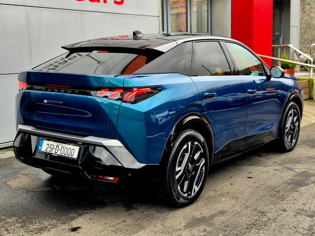 Image for 2025 Peugeot e3008 GT Line 73kwh Auto (210bhp) Privacy Glass, 19" Alloys, Camera, CarPlay, 1/2 Leather - First Registered April 2025 - Trade in Price €34, 555