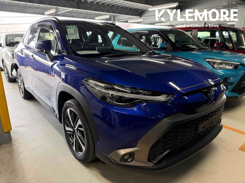 Image for 2023 Toyota Corolla Cross 1.8 HYBRID AUTOMATIC Z EDITION (TOP SPEC) - BLACK HALF LEATHER - UPGRADED FACTORY ALLOYS - CRUSIE CONTROL - HEATED/POWER SEAT - TOYOTA SAFETY SENSE - REAR CAMERA