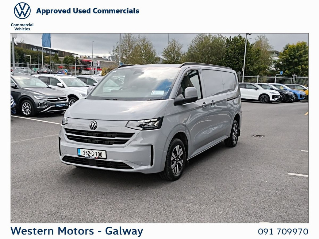Image for 2026 Volkswagen Transporter Highline LWB 150HP Auto, Black Roof Rails, Air Con, Plylined, 5 Year Warranty & Service.