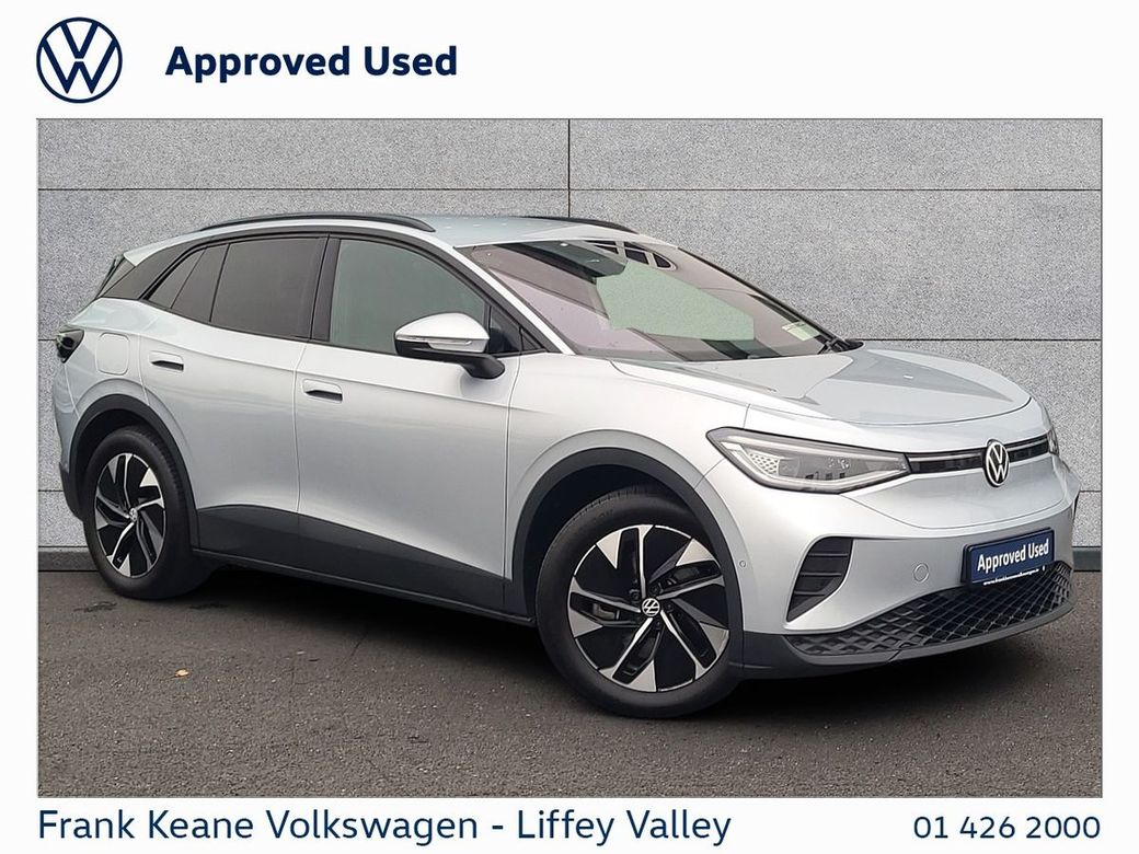 Image for 2024 Volkswagen ID.4 77KWH PRO PLUS 286BHP *SCALE SILVER* *LONGER RANGE* *ELECTRIC TAILGATE* *IQ HEADLIGHTS* *REAR VIEW CAMERA* *PCP AVAILABLE FROM €372PM* *BATTERY CERTIFIED*
