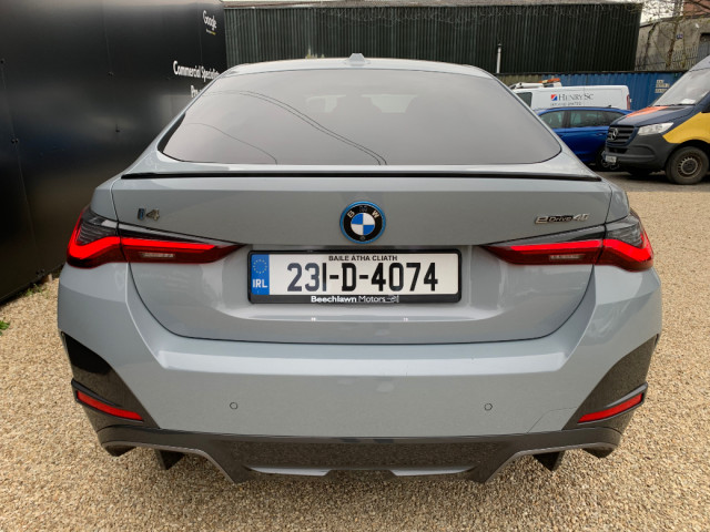 Image for 2023 BMW i4 M SPORT EDRIVE40 AUTO ELECTRIC 5DR // ONE OWNER // EXCELLENT CONDITION // ANTICIPATED RANGE OF 502 TO 597 KM'S // ELECTRIC TAILGATE, SAT NAV AND REVERSE CAMERA // 