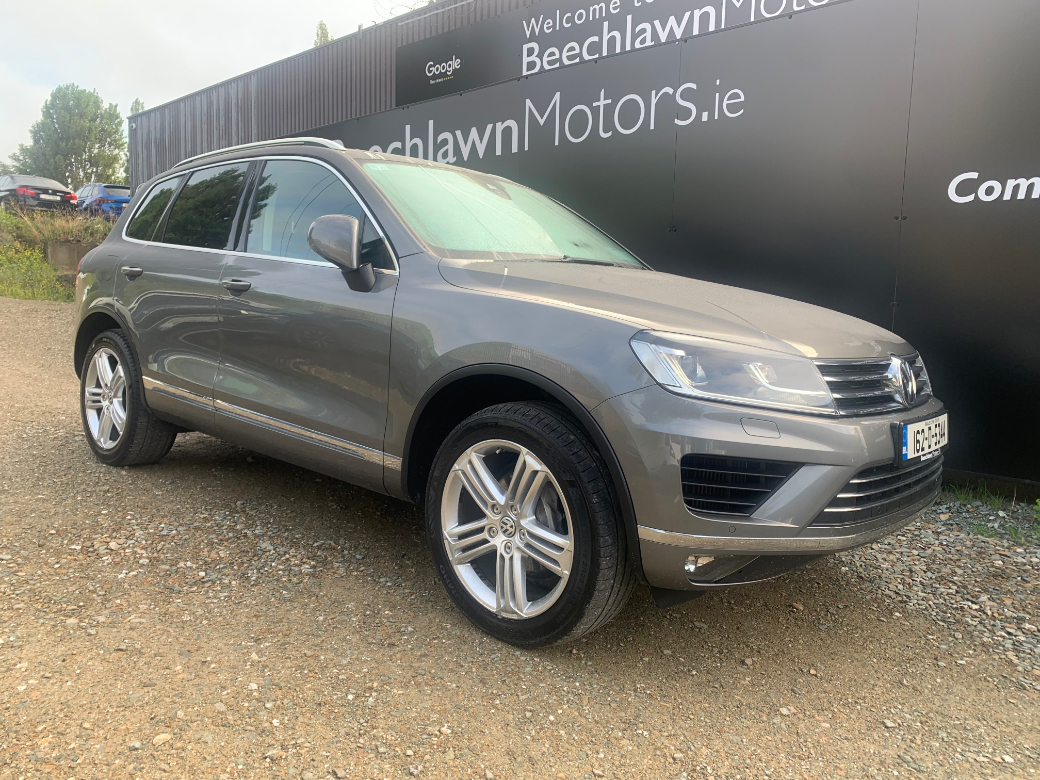 Image for 2016 Volkswagen Touareg 3.0 TDI AUTO 5 SEATER CREW CAB // GREAT CONDITION // 07/26 CVRT // NO VAT // LEATHER, REVERSE CAMERA AND SAT NAV // 