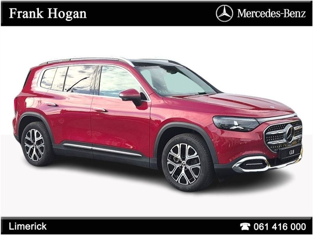Image for 2027 Mercedes-Benz GLB Class GLB 250+ EQ Progressive (Battery 85 Kw: Range 630 Km, Power: 272 BHP)Road Tax € 120