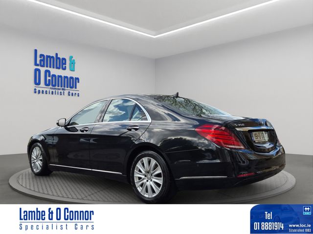 Image for 2015 Mercedes-Benz S Class S 350 * OBSIDIAN BLACK / BEIGE LEATHER*PANORAMIC GLASS SROOF*REAR VIEW CAMERA*SAT NAV*DYNAMIC LED HEADLAMPS*HEATED SEATS *AMBIENCE ILLUMINATION*KEYLESS - GO*