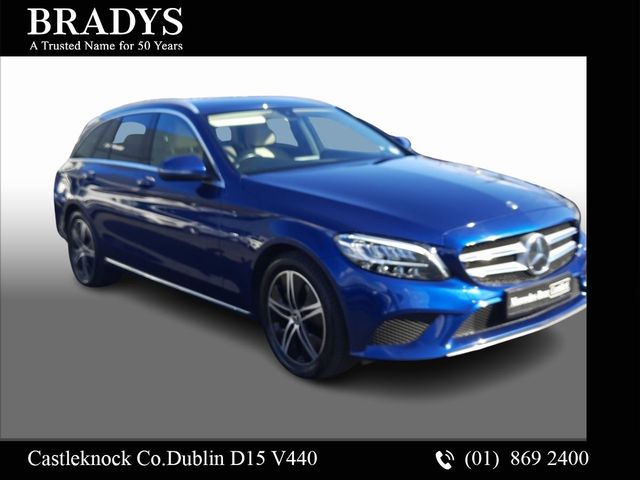 Image for 2021 Mercedes-Benz C Class C 200d Estate Avantgarde--Beige Leather Interior