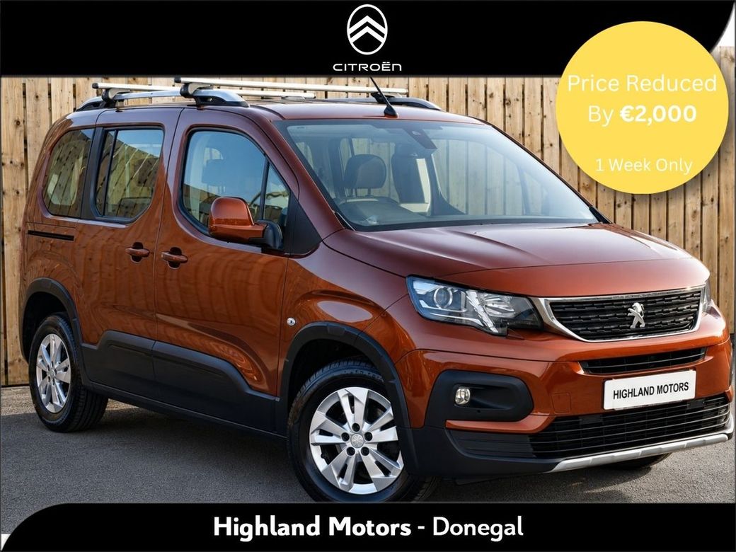 Image for 2019 Peugeot Rifter 1.5 BlueHDi 100BHP Allure