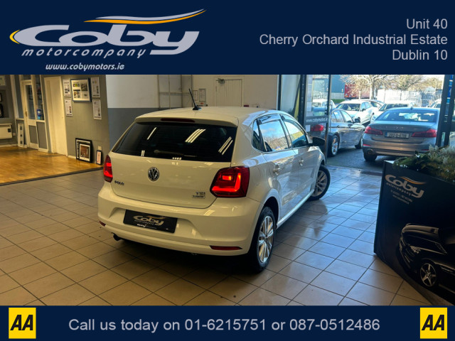 Image for 2016 Volkswagen Polo 1.2 TSI Comfortline Auto 5DRNew NCT done before collection, Alloy Wheels, Sat Nav, Mirror Link, Climate Control, Bluetooth, Auto Lights/Wipers, MFSW, Full Electrics and much more.