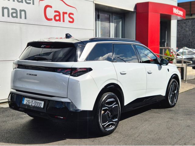 Image for 2025 Peugeot 5008 e GT Line 73kwh Auto (210bhp) 7 Seater, Privacy Glass, 20" Alloys, Camera, CarPlay, 1/2 Leather - First Registered January 2025 - Trade in Price €41, 888.