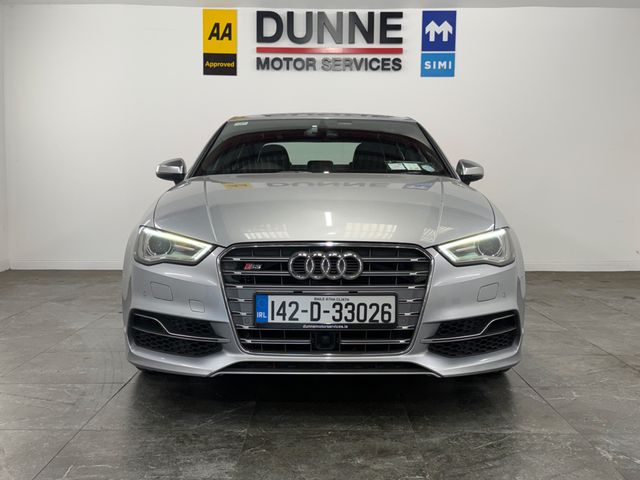 Image for 2014 Audi S3 **S3 **296BHP **QUATTRO **2 KEYS **18'' POLISHED SILVER WHEELS **MULTI FUNCTION FLAT BOTTOM STEERING WHEEL **PADDLE SHIFT **XENON HEADLIGHTS AND TAILIGHTS **MULTI FUNCTION CENTRE CONSOLE **MULTIPLE DR