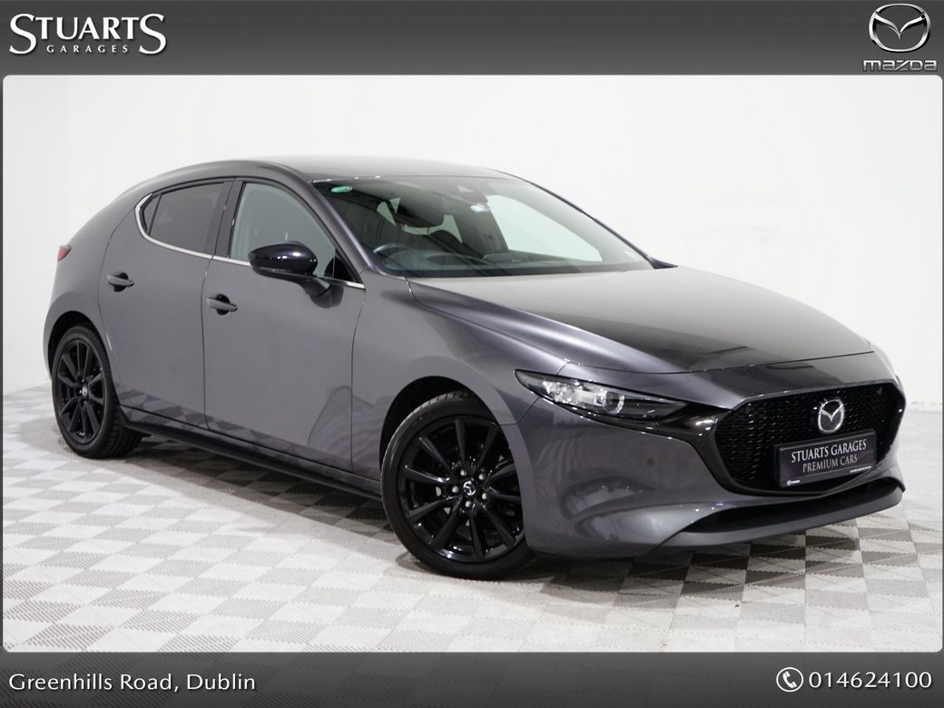 Image for 2026 Mazda Mazda3 E Skyactiv G 140PS 6MT HOMURA*PRE REG SPECIAL*SAVE €4, 460 OFF NEW*@ MAZDA SOUTH DUBLIN, *AVAILABLE FOR IMMEDIETE DELIVERY*KEYLESS, HEADS UP, NAV, TRAFFIC SIGN RECOGNITION, REAR CAMERA, ADA