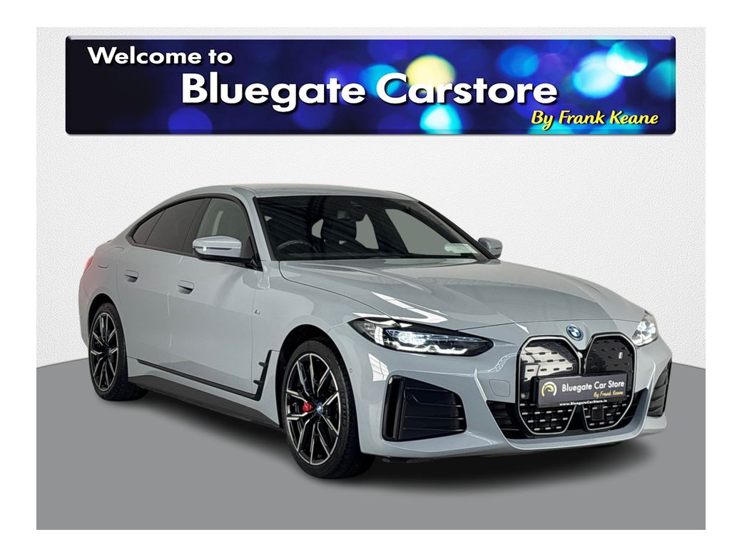 Image for 2024 BMW i4 EDRIVE35 M SPORT **FULL BLACK LEATHER AND SUEDE SEATS**LARGE TOUCHSCREEN INFOTAINMENT SCREEN**REVERSE CAMERA**FRONT AND REAR PARKING SENSORS**USB CHARGING PORT**APPLE CARPLAY**ANDROID AUTO**