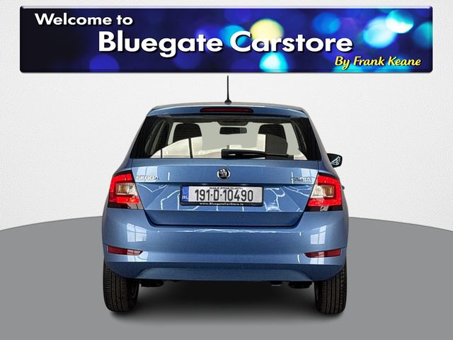 Image for 2019 Skoda Fabia AMBITION 1.0 MPI 75HP 4DR **FULL BLACK CLOTH INTERIOR**SEMI DIGITAL DASH**TOUCHSCREEN INFOTAINMENT SCREEN**SUNGLASSES HOLDER**MANUAL HANDBRAKE**ISOFIX**USB CHARGING PORT**SPARE TYRE**BLUETOOTH AUDIO**