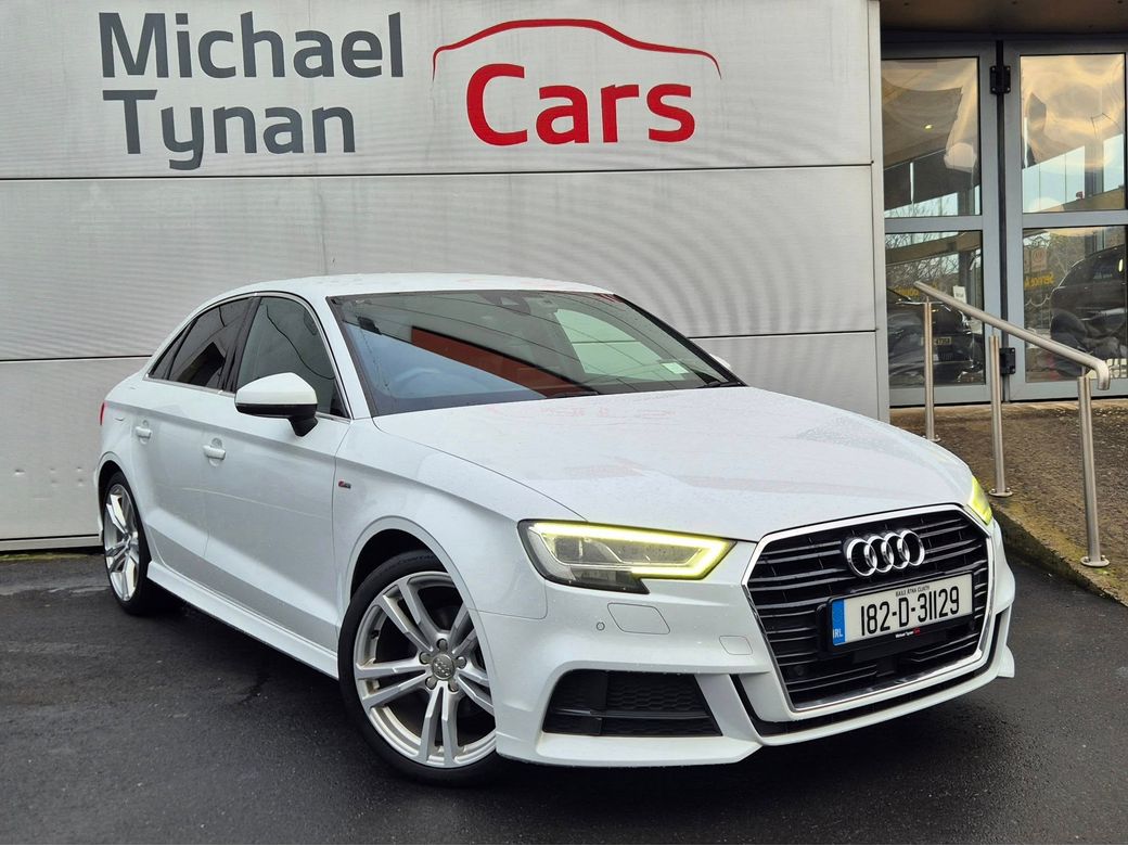 Image for 2018 Audi A3 1.4 Petrol S Line, Saloon, Automatic (150bhp), 18'' Alloys, Sat Nav, CarPlay, Camera, Cruise Control