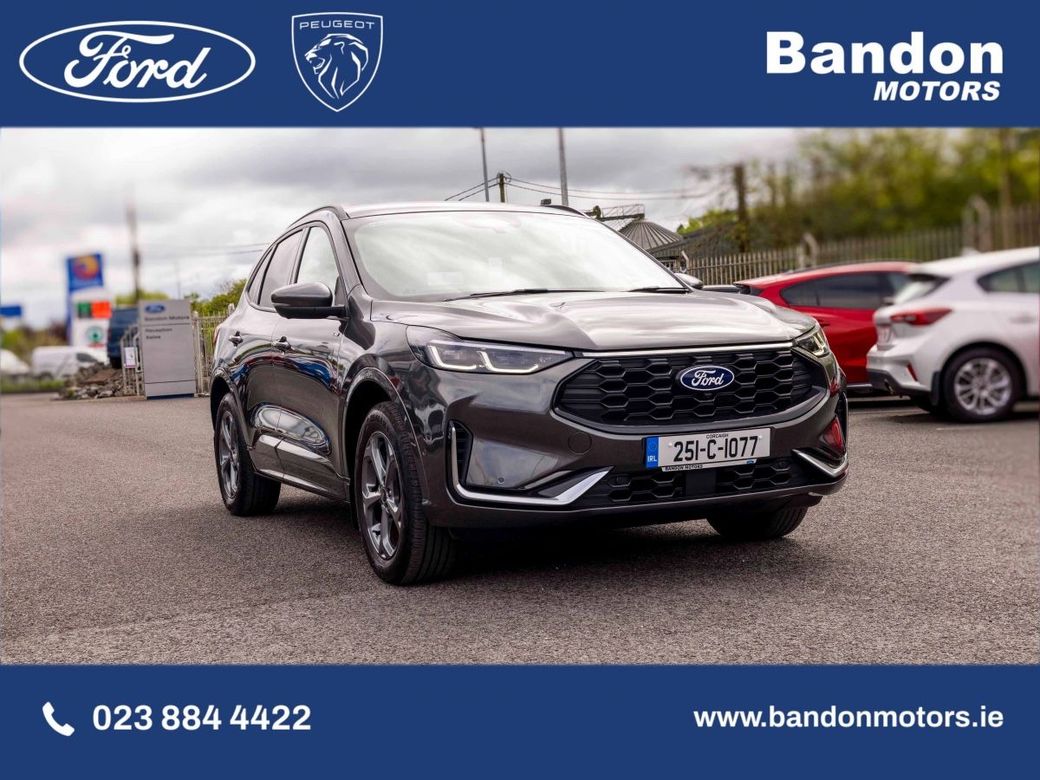 Image for 2025 Ford Kuga 2025 Ford Kuga 2.5 Duratec 225PS PHEV ST-Line X Auto. Heated steering, front and rear seats. 360 degree camera. 