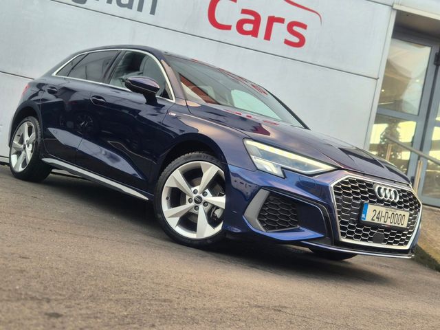 Image for 2024 Audi A3 40 TFSIe S Line 1.4 Petrol PHEV Sportback (204bhp) 18'' Alloys, Carplay, Black Leather - First Registered in May 2024 - Trade in Price €36, 888