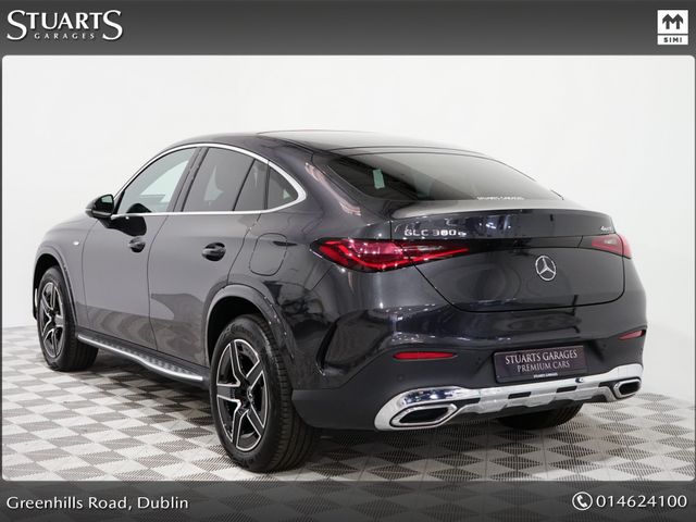 Image for 2025 Mercedes-Benz GLC Class *COUPE* 300E AMG LINE PHEV: GRAPHITE GREY METALLIC WITH BLACK ARTICO: WIRELESS CHARGER, REVERSING CAMERA, HEATED SEATS, KEYLESS GO, POWERED BOOT